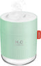 Green Portable Mini Humidifier, 500ml Small Cool Mist USB Desktop Humidifier for Baby Bedroom, Travel, Office, Home - Auto Shut-Off, 2 Mist Modes,...