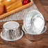 250 Pcs Disposable Egg Tart Tins Molds Silver Aluminum Tin Foil Mini Pie Tins Pans Cake Tart Holder Cupcake Cookie Circular Egg Tart Mold Cups for...
