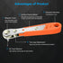 Mini Ratchet Wrench,Right Angle Phillips Magnetic Screwdriver for Tight Spaces with 1/4" Drive High Torque Offset Reversible Mini Ratchet Offset S...