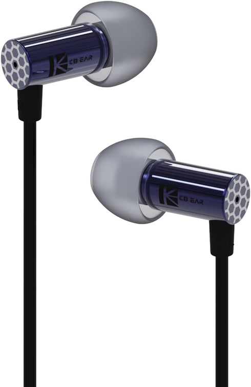Kbear Little Q Earbuds Wired Headphones Metal Earbuds in-Ear Earphones Lightweight Bass Driven Computer Headphones Sound Compatible with iPhone an...