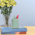 Pencil Holder, Pen Cup Makeup Brush Holder, Desktop Organizer Storage Case Scandinavian Design Stationery for School Home Office Supplies (Green)...