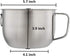 18/8 Stainless Steel Leak Proof Food Storage Container with Handle and Lid, Snack Bowl, Stainless Steel Bento Lunch Box, Soup Bowl, Noodle Pot, Ra...