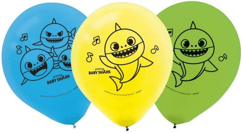BLLNS 6CT 12" LTX BABY SHARK (6/432)...