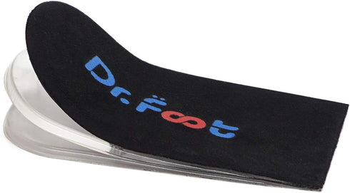 Dr.Foot Adjustable Orthopedic Heel Lift Inserts, Height Increase Insole for Leg Length Discrepancies, Spurs, Heel Pain, Sports Injuries, Achilles ...