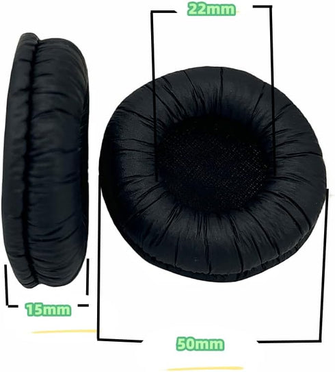 Ear Pads Replacement Cushions Covers Pillow Compatible with Plantronics HW251N HW261N HW510 HW520 Blackwire 3210 3220 3320 C320 C3225 Jabra PRO 92...