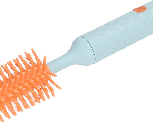 Electric Baby Bottle Brush Cleaning Brush Set with 2 Speeds and Rotating Silicone Bristles,Bottle,Pacifier,Straw Brush Cleaner (Blue)...