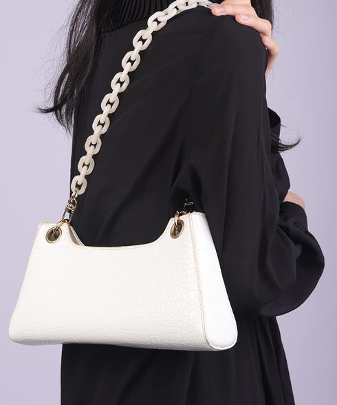 Chargances Resin Handbag Chain Strap 60cm Length Purse Chain Cross-Body Bag Chain Strap with Mental Clasp for Women Girls...