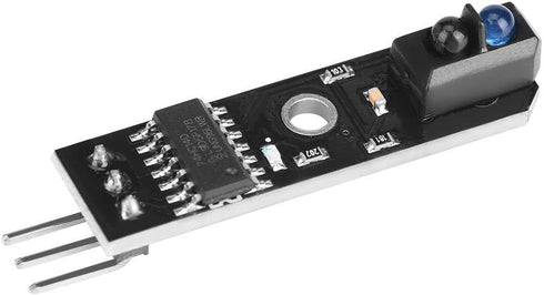 Infrared Tracking Sensor Module 1-Channel Infrared Reflection Tracking Sensor Module Obstacle Avoidance Smart Car Black/White Line Detection 3 Pcs...