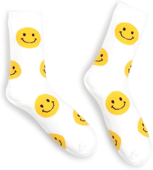 Big Smiley Heart Socks (Crew 5 Pairs) BS 15...