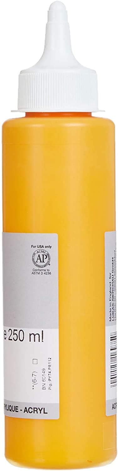 Lukas Cryl Studio 250ml Premium Acrylic Paint - Indian Yellow...