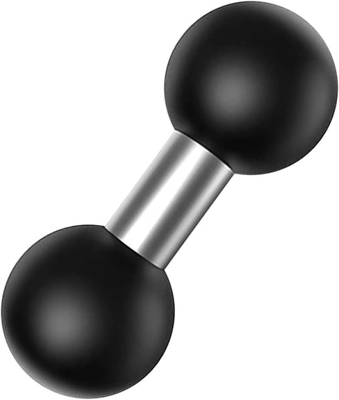 Double 1" Ball Mount Base Ball Adapter Compatible with RAM Mounts B Size 1 inch Double Ball Socket Arms, Black-1...