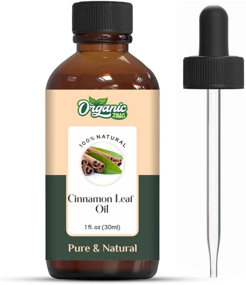 Cinnamon Leaf (Cinnamomum verum) Oil | Pure & Natural Essential Oil for Skincare, Massage, Aroma & Diffuser - 30ml/1.01fl oz...