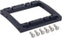 SCX10 II Servo Mount Bracket,LCG Frame Bumper Mounts,Steering,Winch Dual Servo Mounts for 1/10 RC Rigs Crawler Capra SCX10 II Axle Comp TGH Rails ...