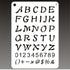 Letter Stencils, 8 Pack, 4 x 8 Inch, Alphabet Stencils, Letter Stencil, Lettering Alphabet Stencil, Stencils, Stencils Letters and Numbers, Letter...