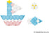 Rakyu (LaQ) Sweet Collection Mini Sky Blue (Sweet Collection Mini Sky Blue)...