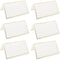 50 Pack Tent Cards with Gold Foil Border for Weddings, Banquets, Events, 2 x 3.5 Inches...