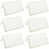 50 Pack Tent Cards with Gold Foil Border for Weddings, Banquets, Events, 2 x 3.5 Inches...