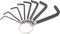 8pcs Allen Wrenches Set, 1.5-6 mm Hex Key Key Chain Set, Portable L Shape Bike Allen Wrench Repair Tool...