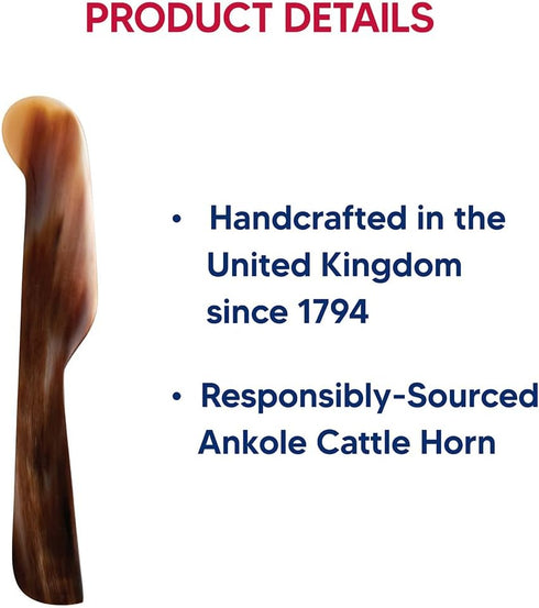 HIC Kitchen Caviar Spreader, Handcrafted in the United Kingdom, Responsibly Sourced Ankole Cow Horn, 5.75-Inch...