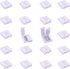 20pcs RGBW LED Strip Connector 5 pin 12mm Wide RGBW 5050 LED Tape Connector RGBW LED Ribbon Snap Down Connector 5-Conductor RGBW LED Rope Connecto...