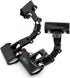2 PCs Adjustable, Foldable, and Twistable Copy Holder Clip - Easel Accessory - Double Head Painting Clip - Easel Accessory, Black, M-Size...