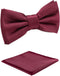 Boys Solid Pre-tied Bow Ties,Adjustable Tuxedo Bowtie For Boy With Multiple Colors (11''-18'')...