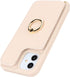 for iPhone 11 Phone Case with Card Holder and Strap for Women,Crossbody Lanyard,Kickstand Ring Stand,Snap Clasp,Phone Wallet Cases 6.1 inch(Beige)...