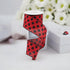 Craig Bachman 2.5" Medium Polka Dots: Red & Black (10 Yards) Durable Fabric Wired Edge for Crafting, Elegant Floral Arrangements, Gift Wrapping, a...