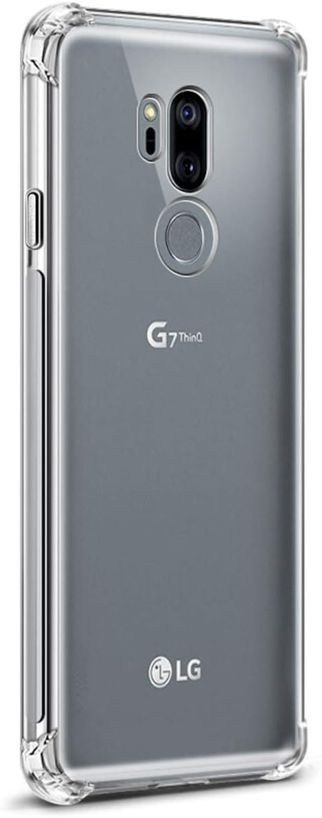iCoverCase Compatible with LG G7 ThinQ Case, Crystal Clear Soft TPU Shock Absorption Bumper Slim Thin Cover Case -Clear...