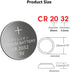 CR2032 3V 2032 Lithium Button Cell Battery (50 Count)...