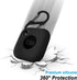 Geiomoo Silicone Case for Tile Mate 2022 Tracker, Soft Flexible Scratch Resistant Cover with Carabiner (Black)...