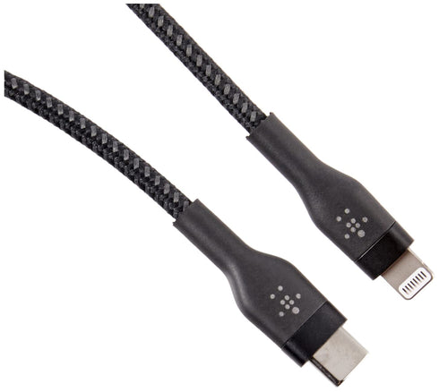 Belkin BoostCharge Pro Flex Braided USB Type C to Lightning Cable 2Pack (1M/3.3FT), MFi Certified 20W Fast Charging PD Power Delivery for iPhone 1...