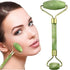 ""GLOW LUX Jade Roller & Gua Sha Facial Tool Set: Boost Radiance and Relaxation with Gentle Massage - Reduce Puffiness, Improve Circulation, and E...