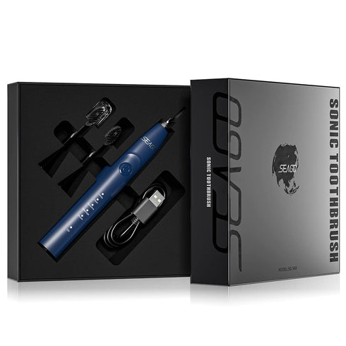 SEAGO Electric Toothbrush, Rechargeable Sonic Toothbrush Last for 30 Days with 5 Modes and 2 Mins Timer, Portable Electric Toothbrushes for Adults...