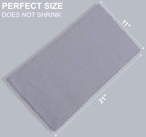 8 Pack Burp Cloths for Baby - 20" by 10" Ultra Absorbent Burping Cloth, Hand Washcloths, Newborn Towel - Milk Spit Up Rags - Burpy Cloths for Unis...