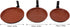 Tree Mount Bird Tray, Large Capacity Tree Mounted Bird Feeder with Heavy Duty Metal Ring for Terrace (3 Pot and 3 Bracket)...