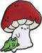 Lovely Mushroom and Frog Enamel Brooch Pin - Charming Lapel Pins Jewelry...
