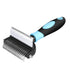 Dog Grooming Brush for shedding with 2 in 1 Professional Deshedding Tools and UNDERCOAT Rake for Long and Short Haired Dogs with Double Coat with ...