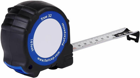 FastCap ProCarpenter True32 Metric Reverse Measuring Tape - Ideal for Professionals and Home Improvement - with Lever Action Belt Clip and Dual Lo...