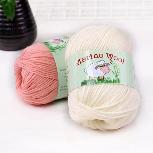 Sunny Cat 100% Pure Merino Wool Yarn for Knitting – 6pcs Merino Wool Yarn for Knitting and Crocheting – 1.8oz(10.8oz) Wool Skeins – Light/DK Weigh...
