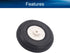 Heyiarbeit 1.5" RC Model Airplane Foam Wheel Super Light Tire and Wheel Sets for RC Airplane PU Sponge Tire with Plastic Hub 2 Pcs...