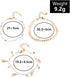 3Pcs Anklet Bracelets for Women Adjustable Boho Beach Crystal Gold Layered Beach Anklet Set Girls Cuban Link Foot Chain Jewelry Gifts...