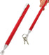 Red Magnet Extension Tool, Telescopic Magnetic Pick up Tool, Flexible Pickup Tool with LED Flashlight, Extendable Magnet Stick Gadget, Industrial ...