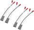 TEAMWILL 2 Pairs Car Speaker Adapter Board+Wiring Harness Connector for Honda-Civic 6.5"...