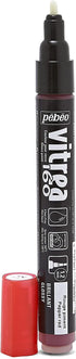 Pebeo Vitrea 160, Glossy Glass Paint Marker - Pepper Red...