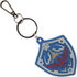 Bioworld Legend of Zelda Shield Crest PVC Rubber Keychain...