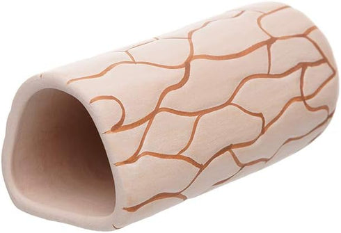 Plecoceramics Pleco Cave Breeding Ceramic Decorations Fish Tank Aquarium Medium Size (1 pcs Camel)...