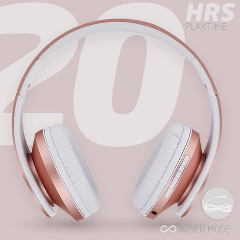 PowerLocus Bluetooth Over-Ear Headphones, Wireless Stereo Foldable Headphones Wireless and Wired Headsets with Built-in Mic, Micro SD/TF, FM for i...