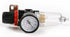 Air Filter and Pressure Regulator with Water Trap, Ideal to use in Compressor and pneumatic tools, NPT 1/4", 0-150 psi, AFR2000 - FLUIDTEC...