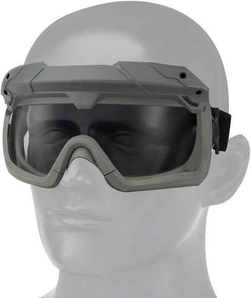 ATAIRSOFT Tactical Anti Fog Safety Protection 2 Modes Goggles Glasses for Airsoft Hiking Paintball Hunting...